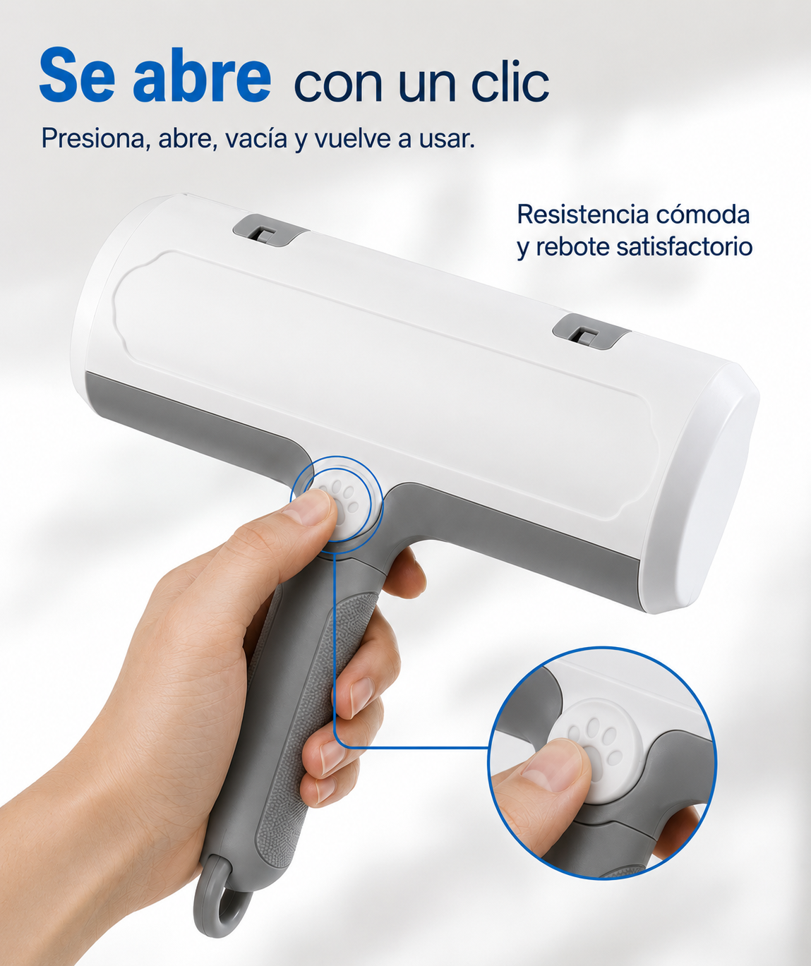 LumiaClean™ | Rodillo Reutilizable Removedor de Pelo para Mascotas