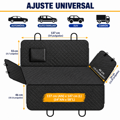 LumiaRide™ | Hamaca Protectora para Asiento de Auto