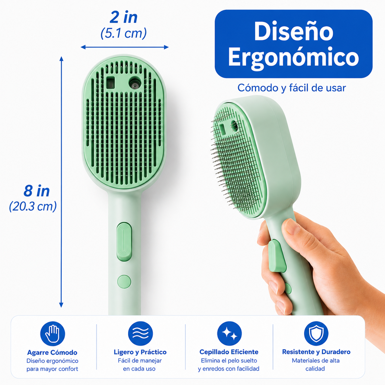 LumiaSteam™ | Cepillo de Vapor para Mascotas
