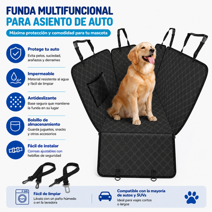LumiaRide™ | Hamaca Protectora para Asiento de Auto